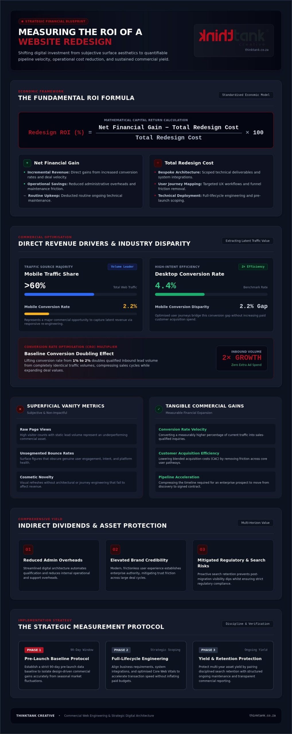 Measuring the ROI of a Website Redesign: Strategic 2026 Framework
